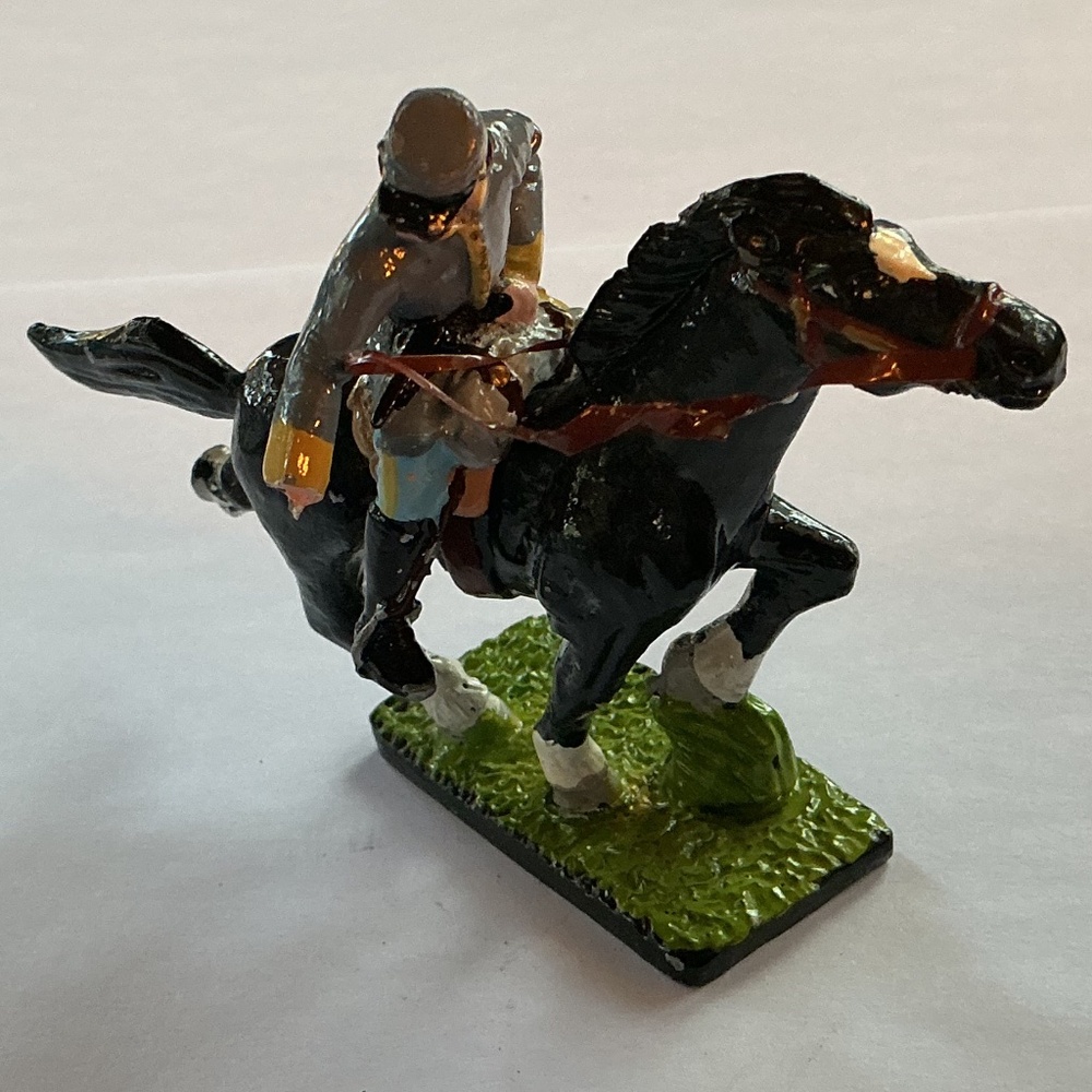 Metal Civil War Calvary Soldier